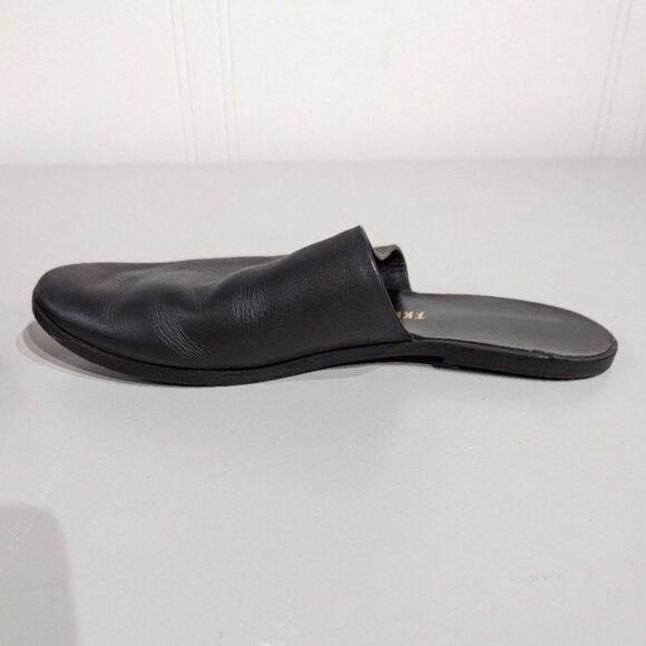 Tkees Ines Leather slide on mules - size 7B - Black - Picture 7 of 11